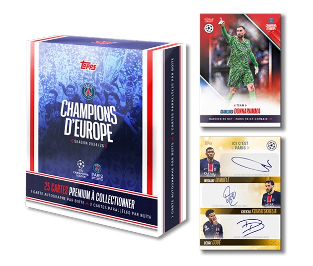2024-25 Topps PSG Champions d'Europe Soccer Guide in-content 1